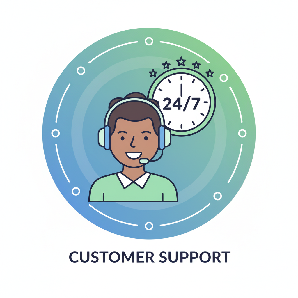 24/7 customer support